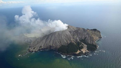White Island aerial view after the volcanic eruption. (Photo / George Novak)