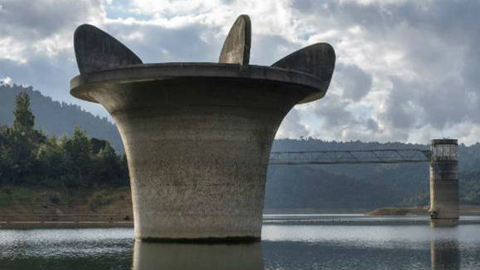 Auckland's total water storage is sitting at 72 per cent, compared with a historical average of around 83 per cent for this time of year. Photo / Watercare