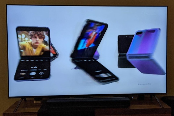 A still from Samsung's 15-second teaser ad for its latest handset, which screened in the US during the Oscars. Image / PC World
