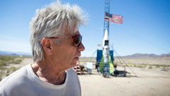 Mike Hughes died in a homemade rocket crash trying to prove the earth was flat. Video / Twitter / Justin Chapman