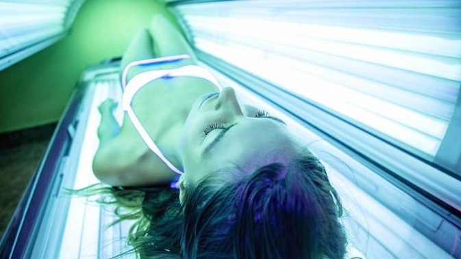 Studies show the risk of melanoma is increased by 75 per cent when sunbeds are used before the age of 30. (Photo / Supplied)