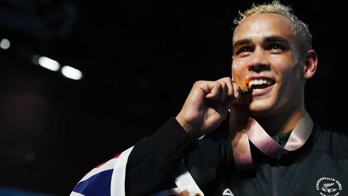 David Nyika and fellow boxers are stuck in Italy. (Photo / File)