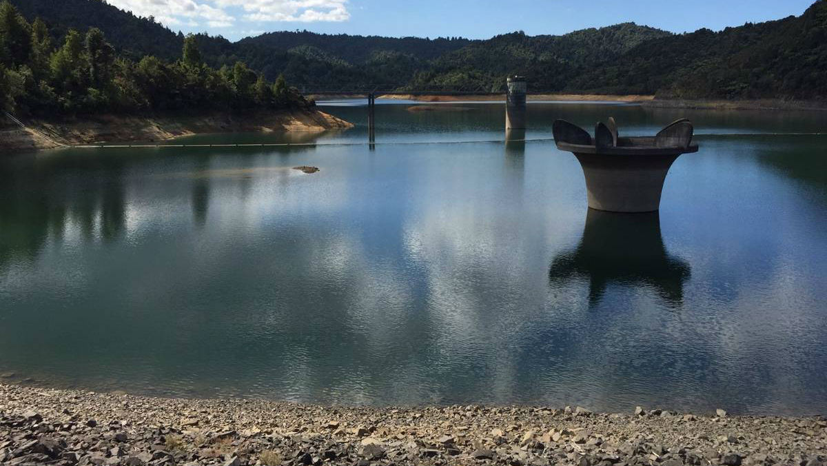 Auckland's dams are running dry. (Photo / NZ Herald)
