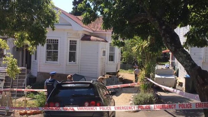 The Mt Eden house where bones were found underneath. (Photo / NZ Herald)