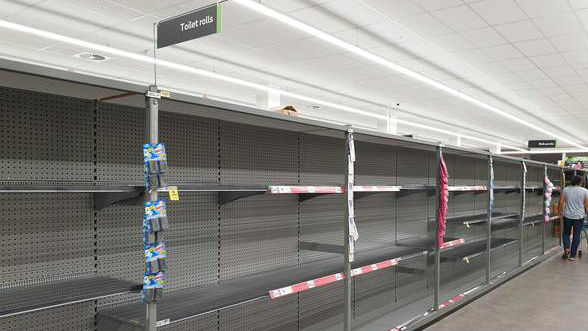 Countdown Meadowbank was one of the supermarkets that ran out of supplies. (Photo / Edward Swift)