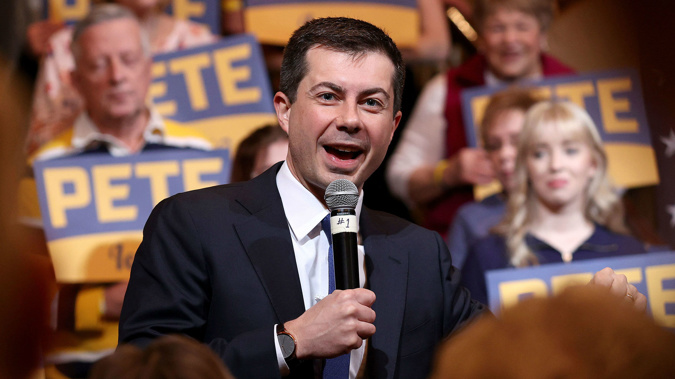 Pete Buttigieg was the first openly gay candidate to run for President. (Photo / Getty)
