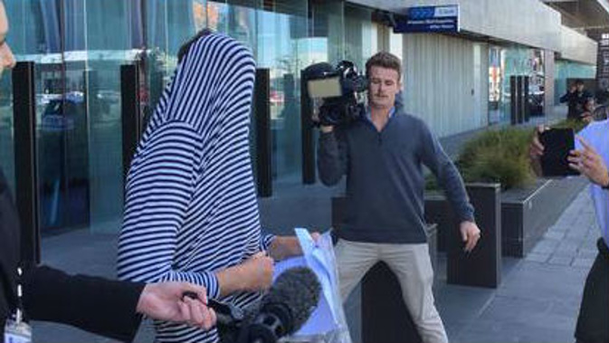 Sam Brittenden refused to comment as he left Christchurch District Court this morning. He will next appear in court on March 19.