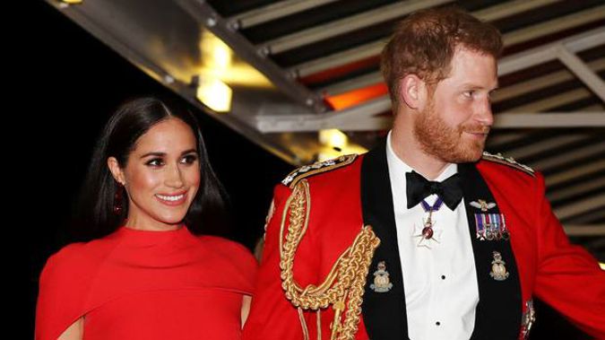 The Sussexes have stepped out in matching outfits again for another final event. (Photo / Getty)
