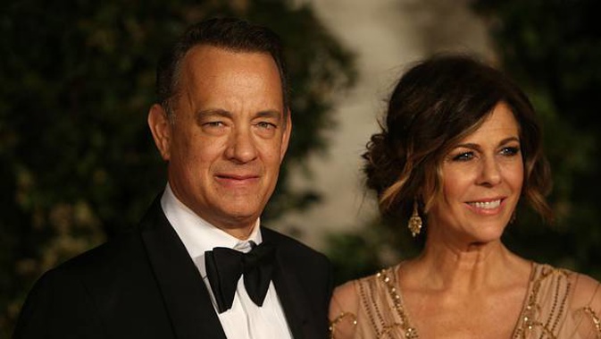 Tom Hanks and Rita Wilson, in their 60s, felt unwell in Australia and have tested positive for the virus. Photo / Getty Images