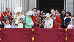 The British royal family at last year's Trooping the Colour. (Photo / Getty)