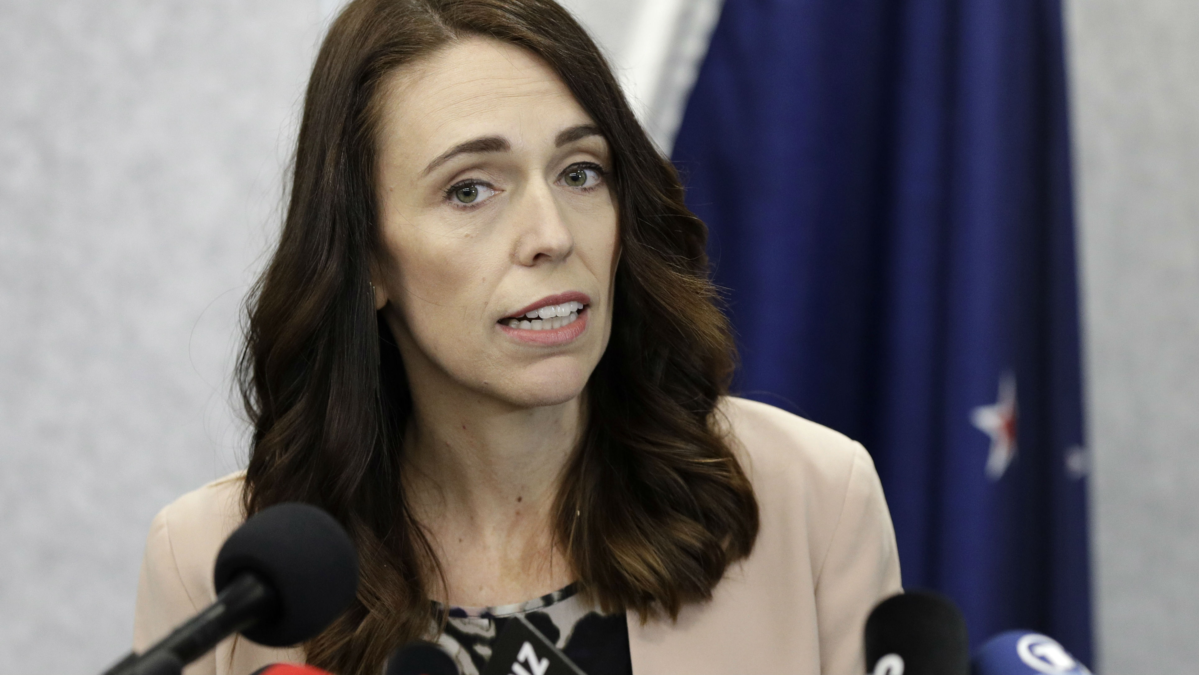 Prime Minister Jacinda Ardern speaks on coronavirus. (Photo / AP)