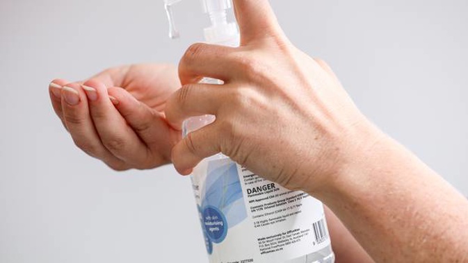 TradeMe announced the new pricing restriction of items including hand sanitiser, pictured, this morning. Photo / File
