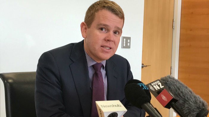 Chris Hipkins' office confirmed that it wanted schools closed from today. (Photo / NZ Herald)