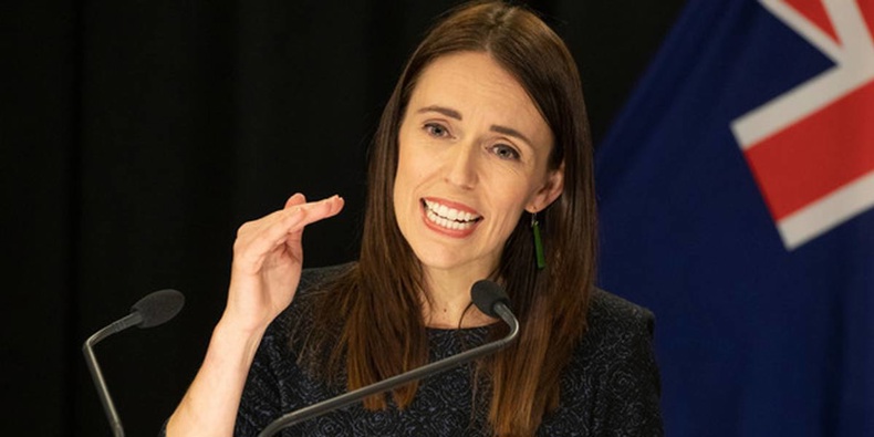 Jacinda Ardern spoke with Heather du Plessis-Allan before the lockdown comes into effect. (Photo / NZ Herald)