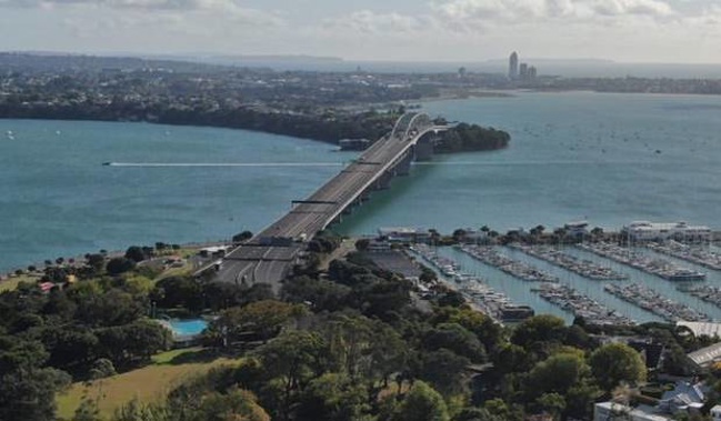Normally a bustling eight-lane link, the Auckland Harbour Bridge was eerily quiet at 5pm on day 1 of the lockdown. NZME's Steve Keats shot this image using a drone with an 8km range.