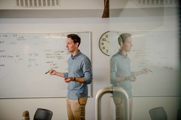 One-time Otago Boys' High School maths teacher David Cameron co-founded LearnCoach after a video he made for his own students went viral. Photo / Supplied