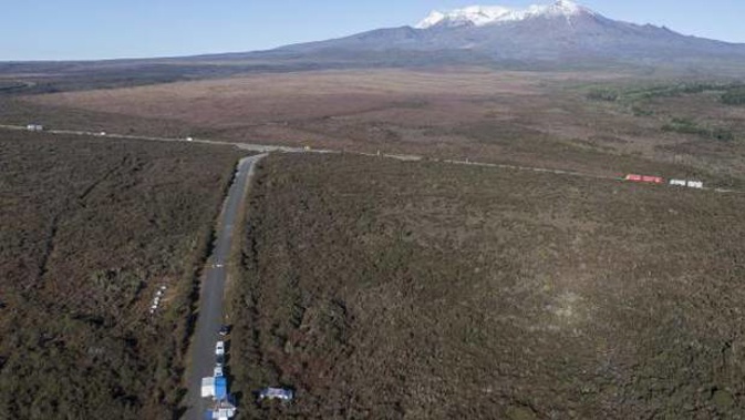 The remains were off Desert Road last week. Photo / supplied