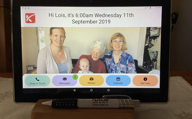 KitCal is a low-tech option for elderly New Zealanders.