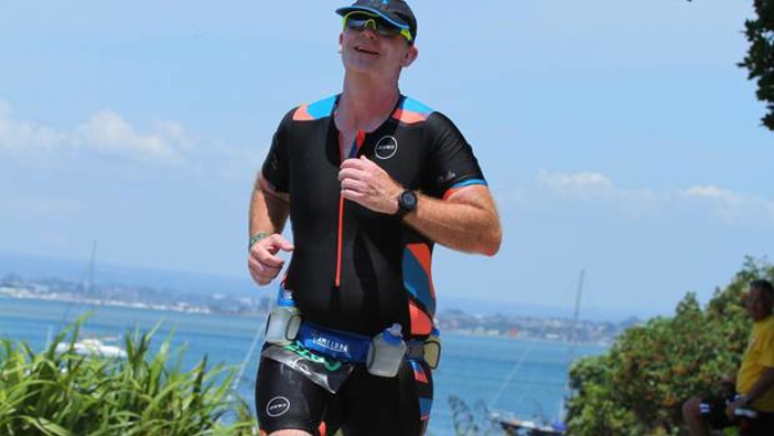 Matt Oliver competing in the Enduro race at the Mount Festival of Multisport in Tauranga in January.