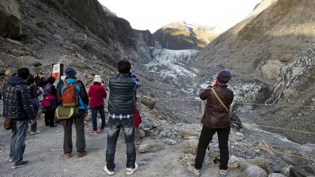 Tourists at Mt Cook. (Photo / NZ Herald)