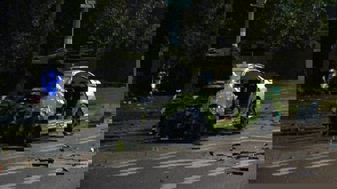 The offending vehicle failed to stop for police and a pursuit started. Photo / Supplied