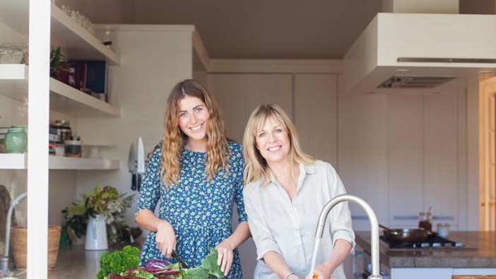 Celebrity cook and author Annabel Langbein, with her daughter, Rose. (Photo / Supplied)