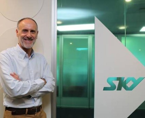 New Sky TV chief executive and now director Martin Stewart. Photo / Doug Sherring.