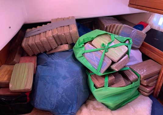 Hundreds of kilograms of methamphetamine were intercepted. (Photo / AFP)