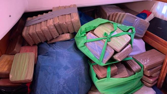 Hundreds of kilograms of methamphetamine were intercepted. (Photo / AFP)