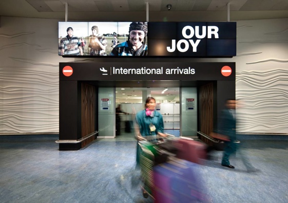 International arrivals at Auckland Airport. (Photo / File)