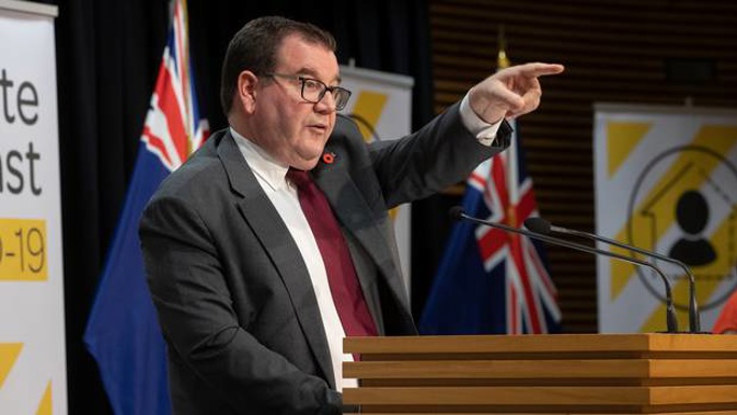 Finance Minister Grant Robertson during the All of Government Covid-19 update. Photo / Mark Mitchell