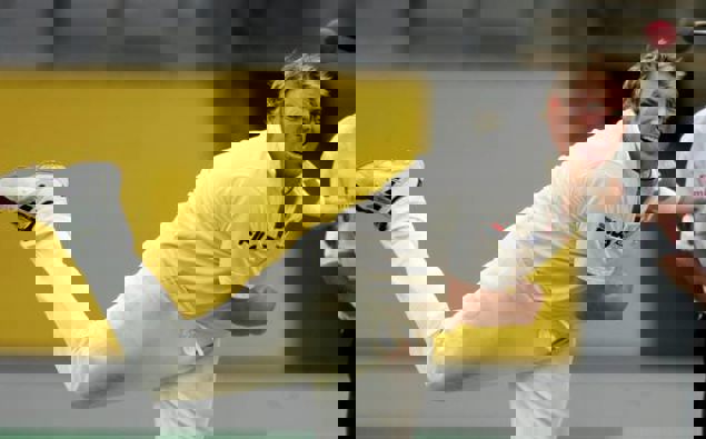 Shane Warne in action against New Zealand in 2005. Photo / Brett Phibbs