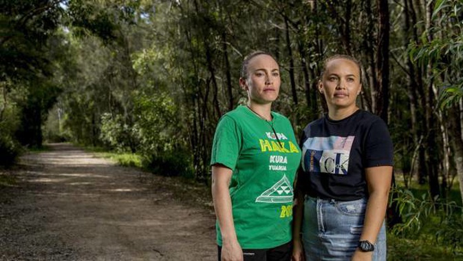Sisters Marama Gray and Awhi Gray are part of a small group of Kiwis on the Gold Coast working to get food to Kiwis who aren't entitled to any benefits. Photo / Jerad Williams / News Corp