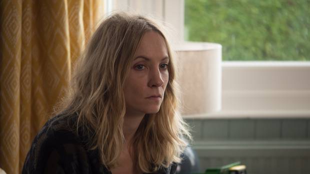 In Liar, Joanne Froggatt plays Laura, a schoolteacher who accuses a renowned surgeon of rape. Photo / supplied