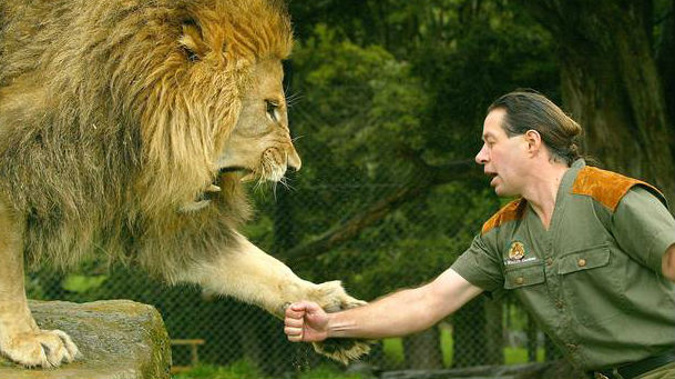 Craig Busch was once the king of animal shows on reality TV. Now he is in South Africa and feeling "distraght" at the plight of his former pride. (Photograph / Supplied)