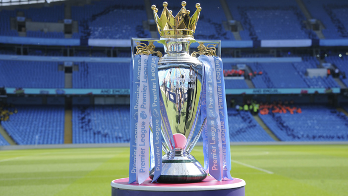 The English Premier League trophy. (Photo / AP)