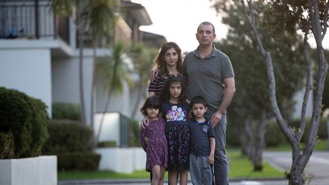 The Shawani family Hans, wife Wahaj and kids, May (8), Adam (4) and Sarah (4) have just returned home from Australia. hoto / Dean Purcell