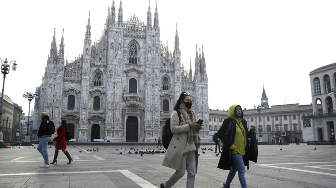 Tourist were last seen in Milan in Februiary. (Photo / AP)