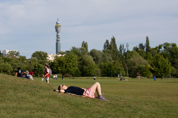 Britain is enjoying relaxed isolation rules amid a reduction in Covid-19 cases and deaths. (Photo / Getty)