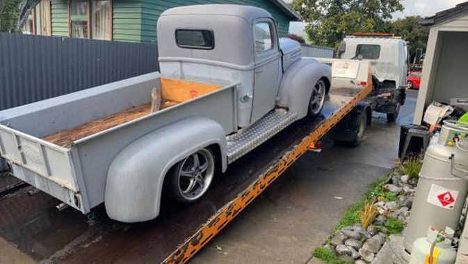 One of the vehicles seized on Tuesday morning. Photo / NZ Police