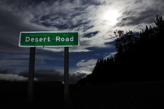 Desert Road near Tongariro. (Photo / Getty)