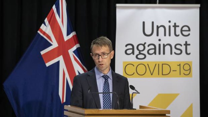 Director-General of Health,Dr Ashley Bloomfield, at a Covid -19 press conference. Photo / pool