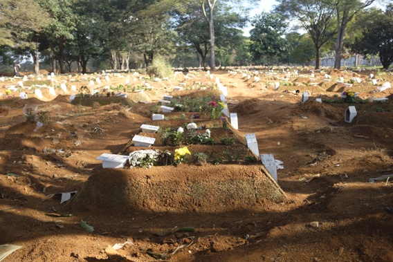 The Vila Formosa cemetery in Sao Paulo has dug thousands of new graves since the pandemic began.