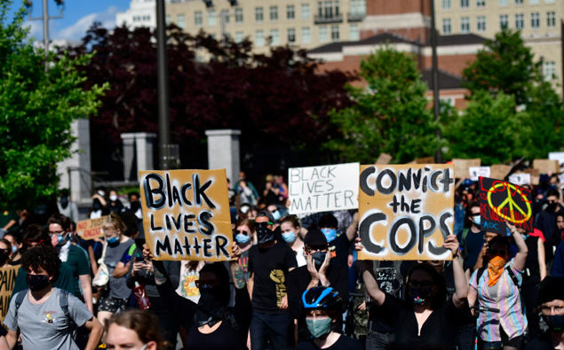 Protesters in Philadelphia. (Photo / Getty)