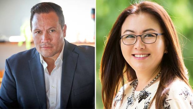Tamati Coffey and Melissa Lee traded barbs in an exchange that was caught on audio today. (Photo / Supplied)