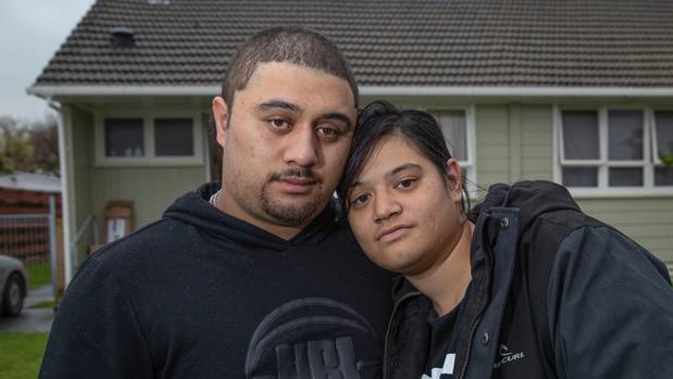 Dion Batt and Talia Parkinson are desperate for answers about what happened to their "baby boy" Deajay. Photo / Mark Mitchell