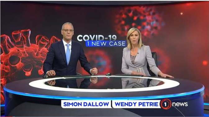 Simon Dallow and Wendy Petrie returned to co-anchoring the 6pm bulletin after the Covid-19 lockdown. Photo / TVNZ