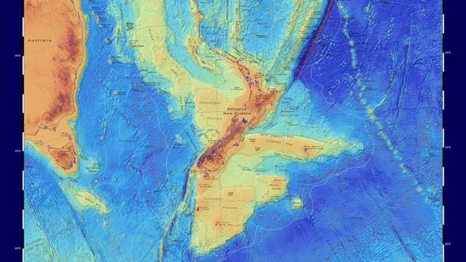 Interactive maps described as a "scientific benchmark" have revealed Zealandia - the vast continent beneath New Zealand - as it's never been seen before. Image / GNS Science