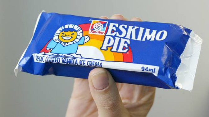 A Tip Top Eskimo Pie icecream in its wrapper. Photo / File