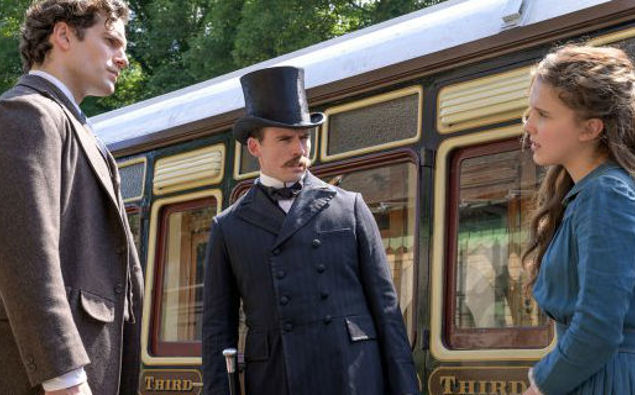 Henry Cavill portrays Sherlock Holmes in the movie. (Photo / Netflix)